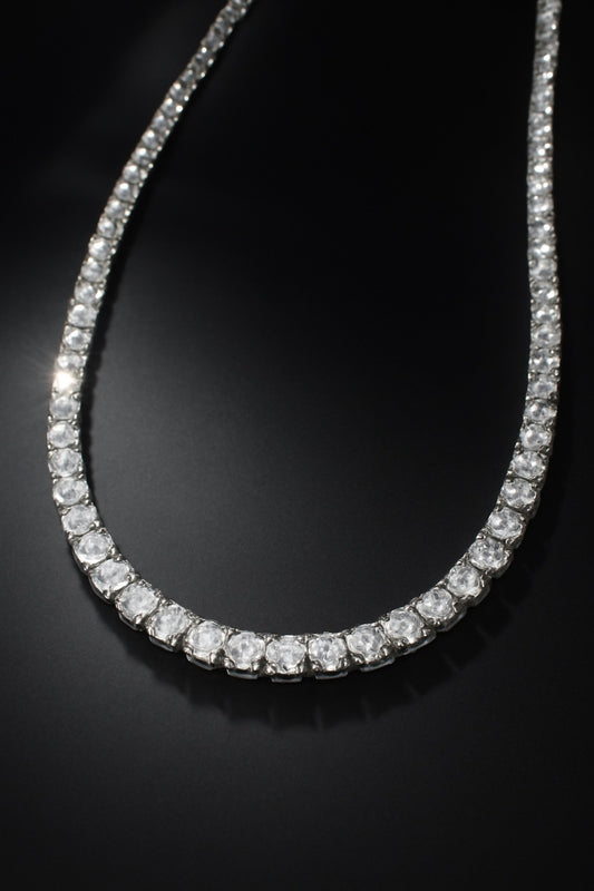 Men's Natural Earth Mined Diamonds Gold Chain 22 Inches 8.8 CARATS 4.5mm